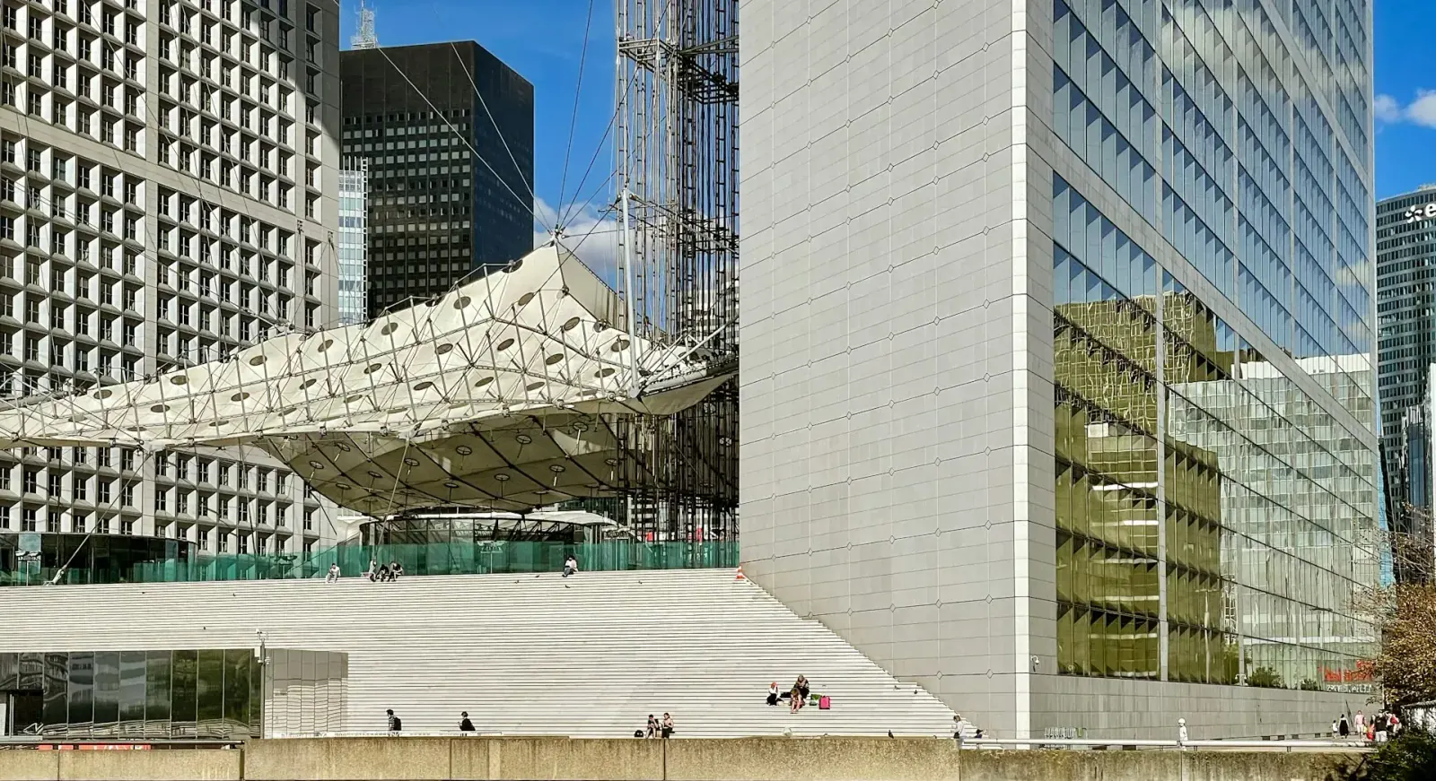 Co-ownership call for funds letter on a desk with a Parisian building in the background