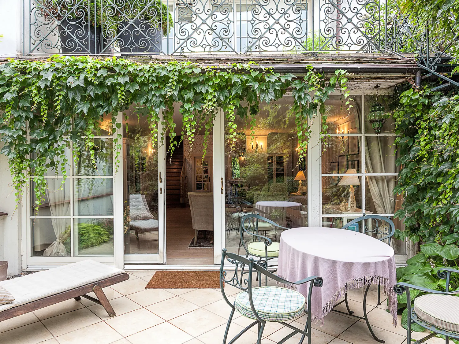 Véranda parisienne végétalisée