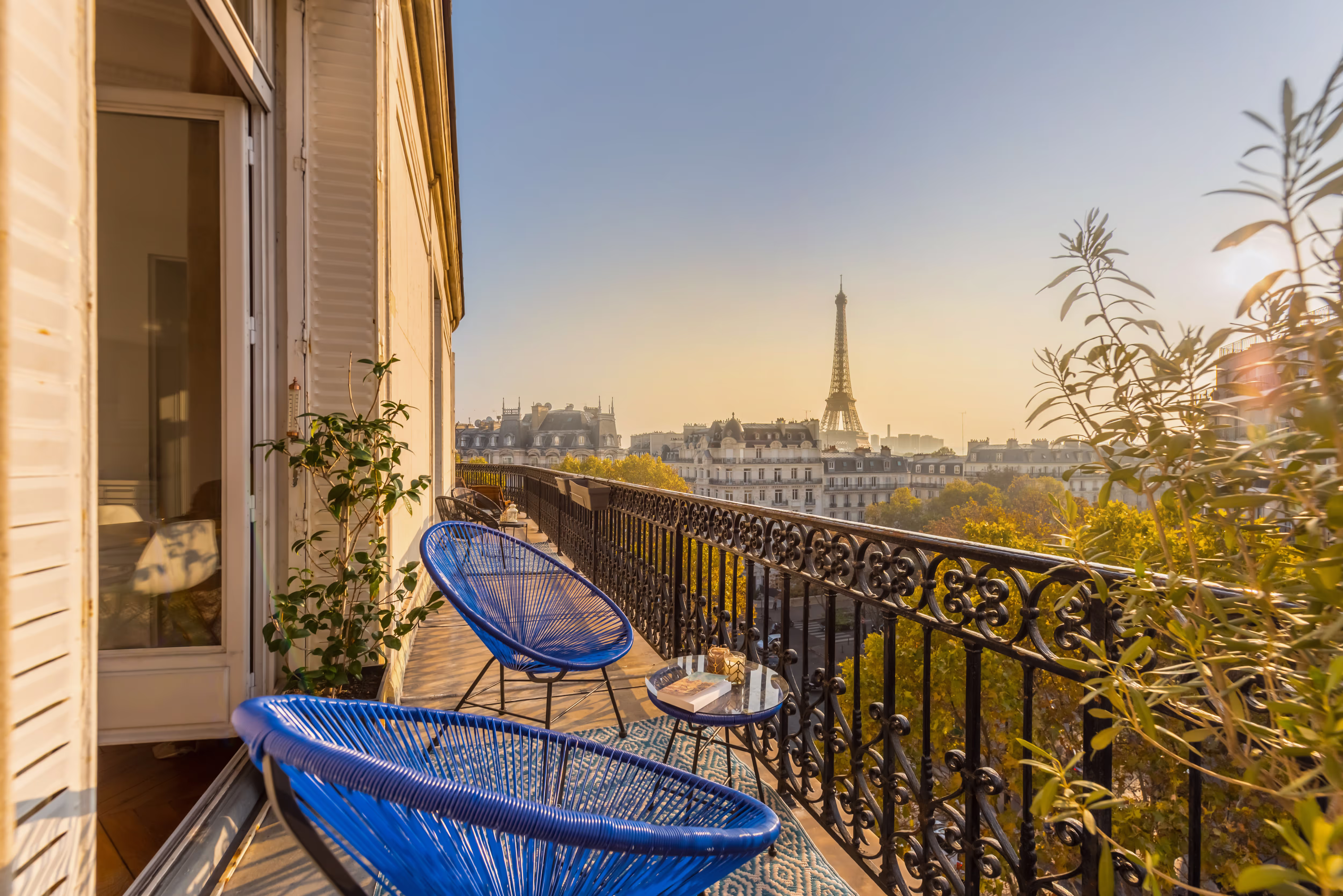 Panoramic view of Paris rooftops